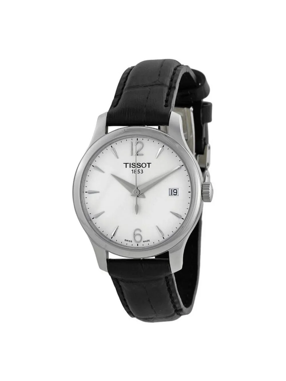 NWT Tissot T-Classic Tradition Silver Dial Ladies Watch T0632101603700